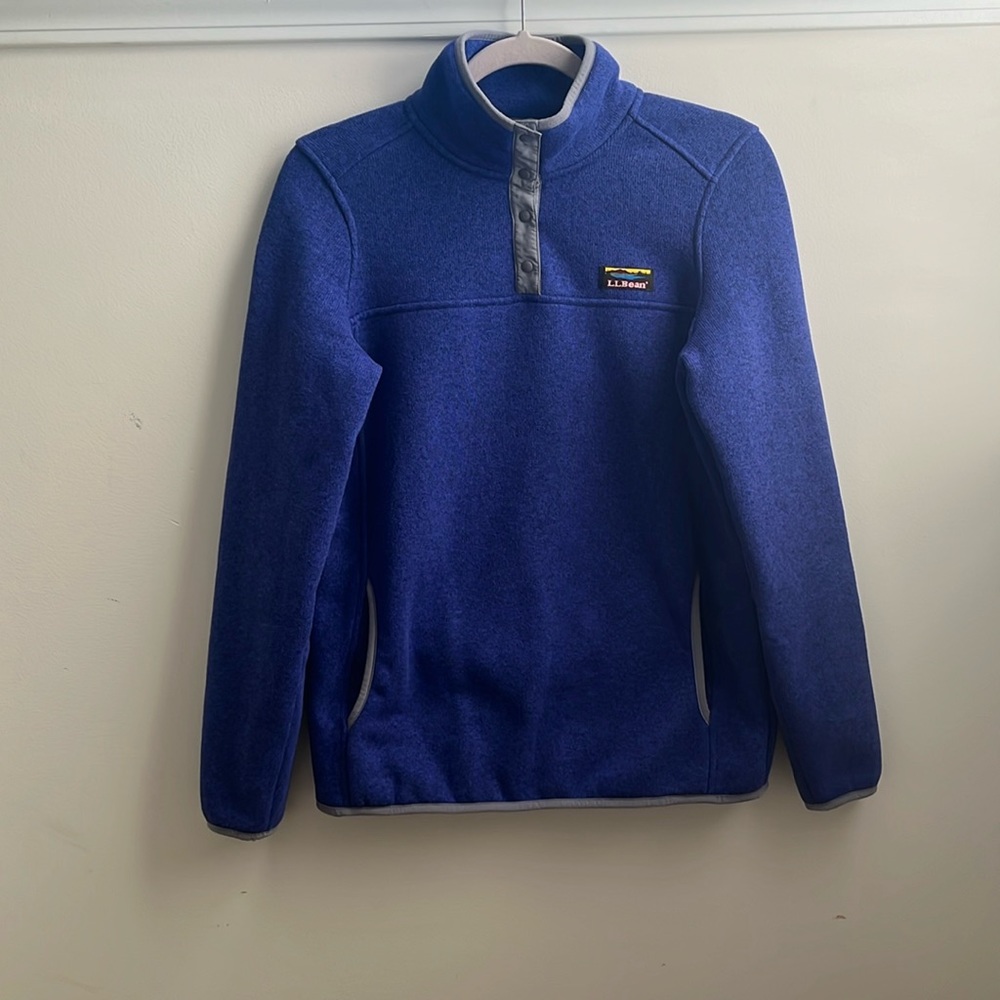 S, L.L. Bean Henley Pullover